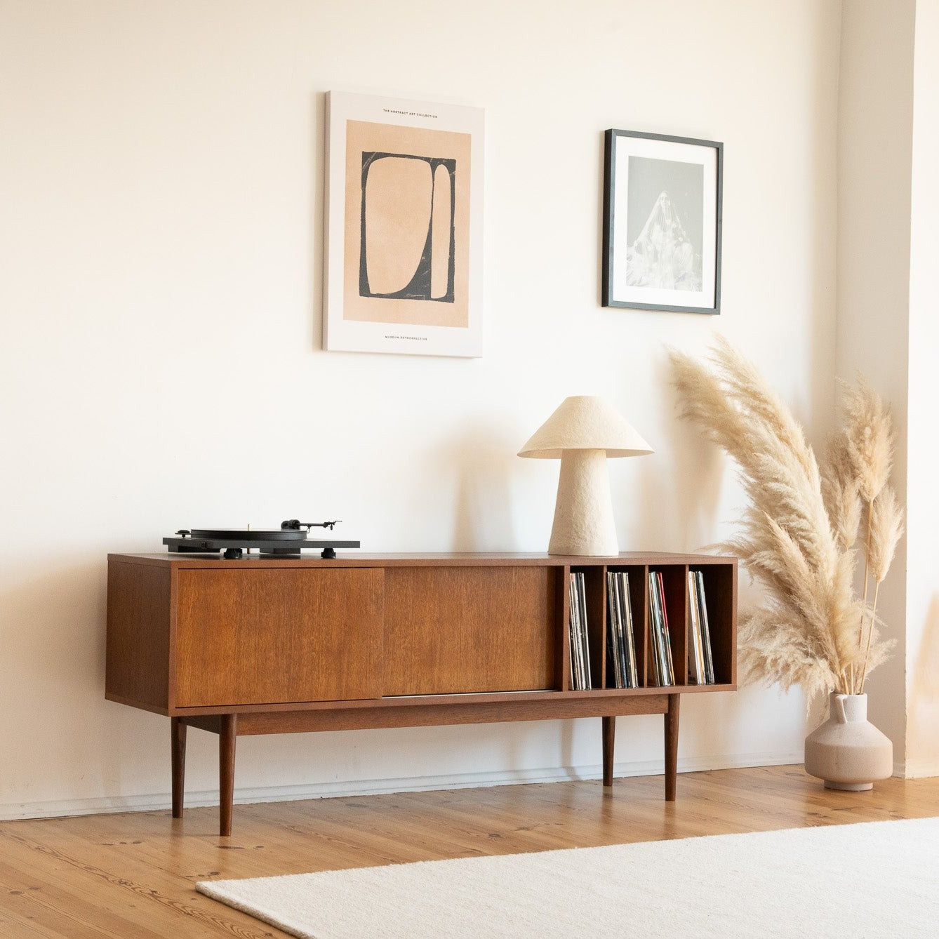 Buffet LOTV VINYL SLIDE de style mid-century, vintage